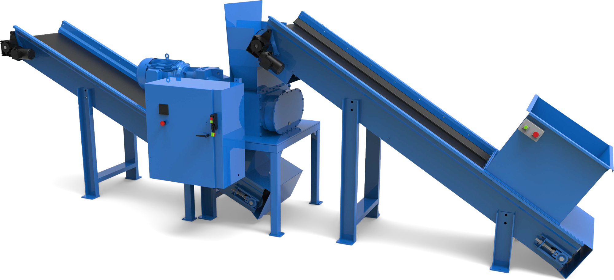heavy duty stationary industrial shredder for sale