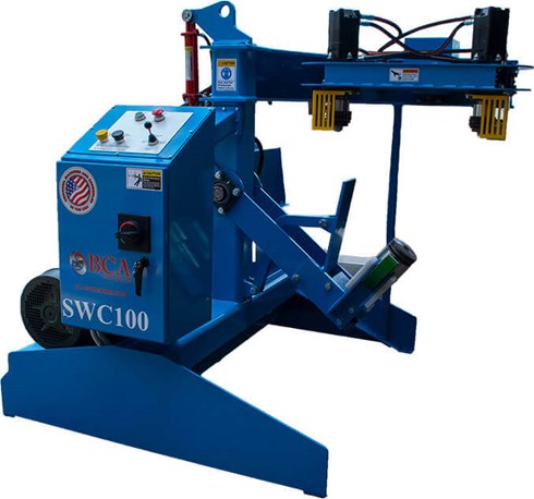 portable industrial tire shredder for sale at BCA