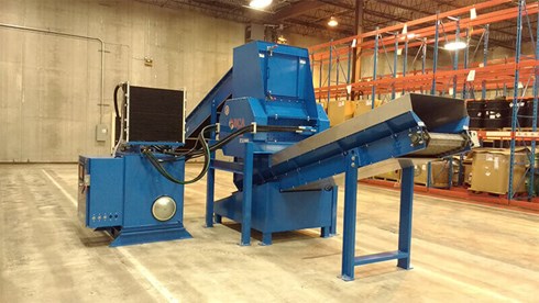 ES1000 & ES1000ST Series stationary industrial shredder for sale