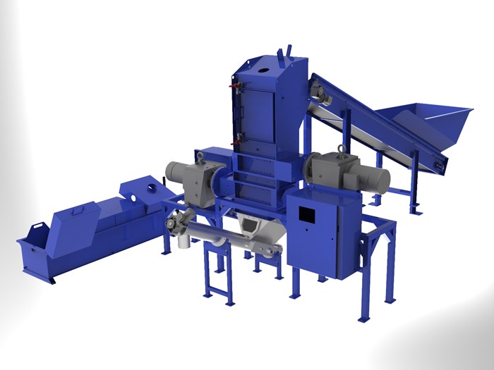 ES300 Series stationary industrial shredder for sale