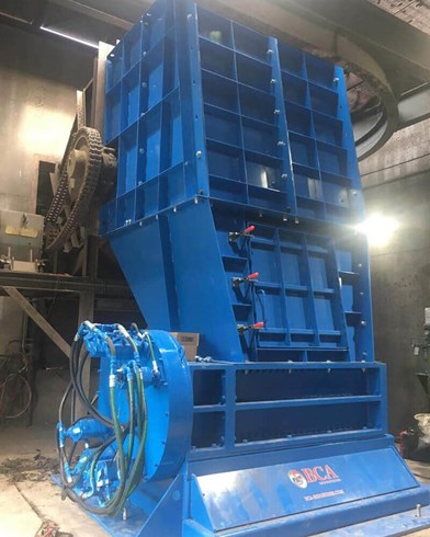 Power Plant Shredder Installed