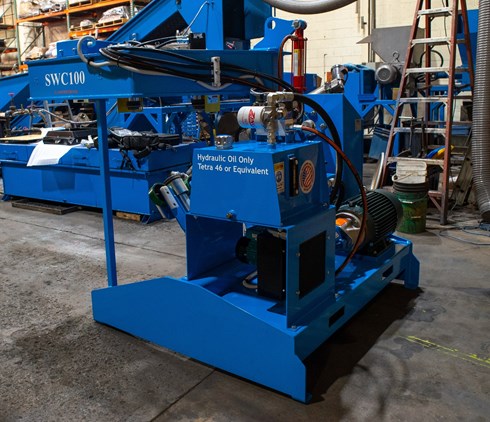 portable industrial tire shredder for sale at BCA