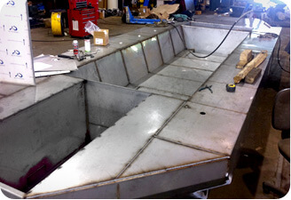Welding Top Plates to Hull