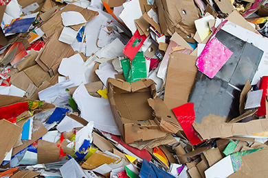 cardboard cardboard scraps